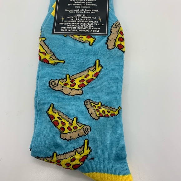 Pizza 🍕 socks men’s one size new with tags - Picture 6 of 8